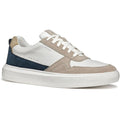 Geox U DEIVEN Leather/Suede Men's Sand/White Sneakers