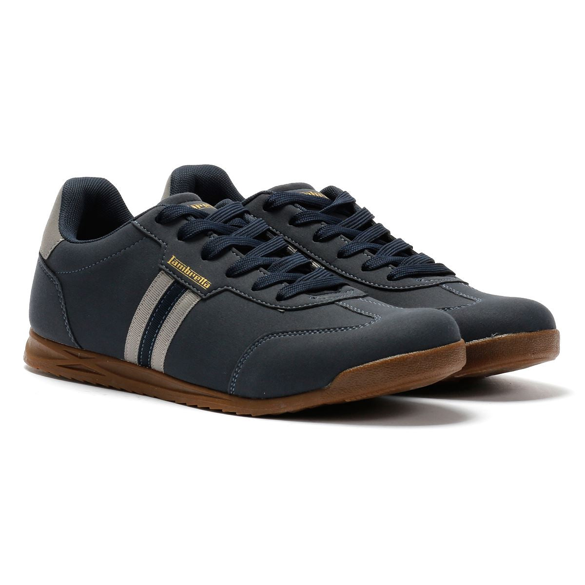 Lambretta Tackle Men's Navy/Charcoal Sneakers