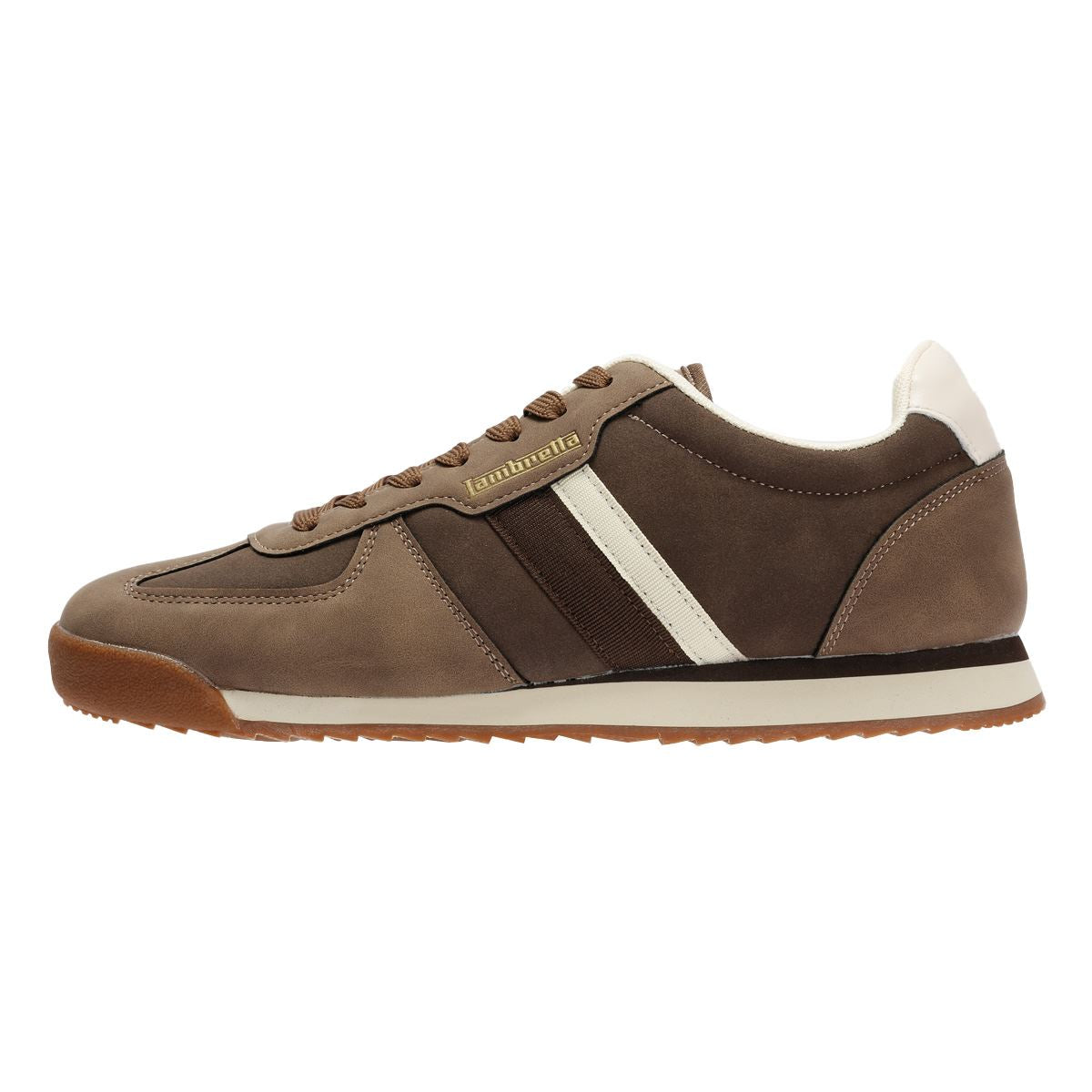 Lambretta Diego Men's Choc/Cream Sneakers