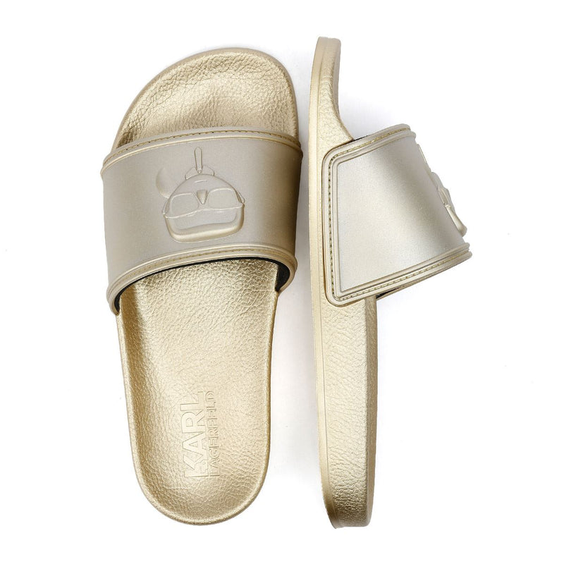 Karl Lagerfeld Kondo 2.0 Karl NFT Women's Gold Slides
