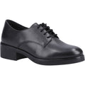 Hush Puppies Anastasia Senior Leather Girls's Black Lace-Up Shoes