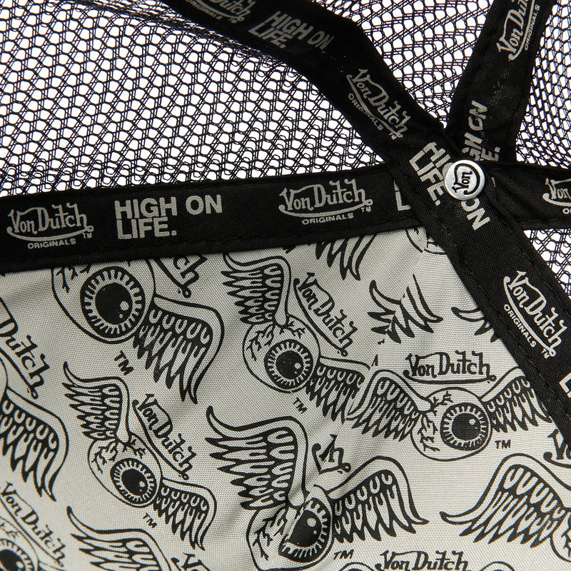 Von Dutch Trucker Cotton Black Caps