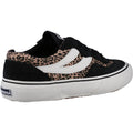 Superga 2941 Revolley Leather Women's Black/Micro Leopard Sneakers