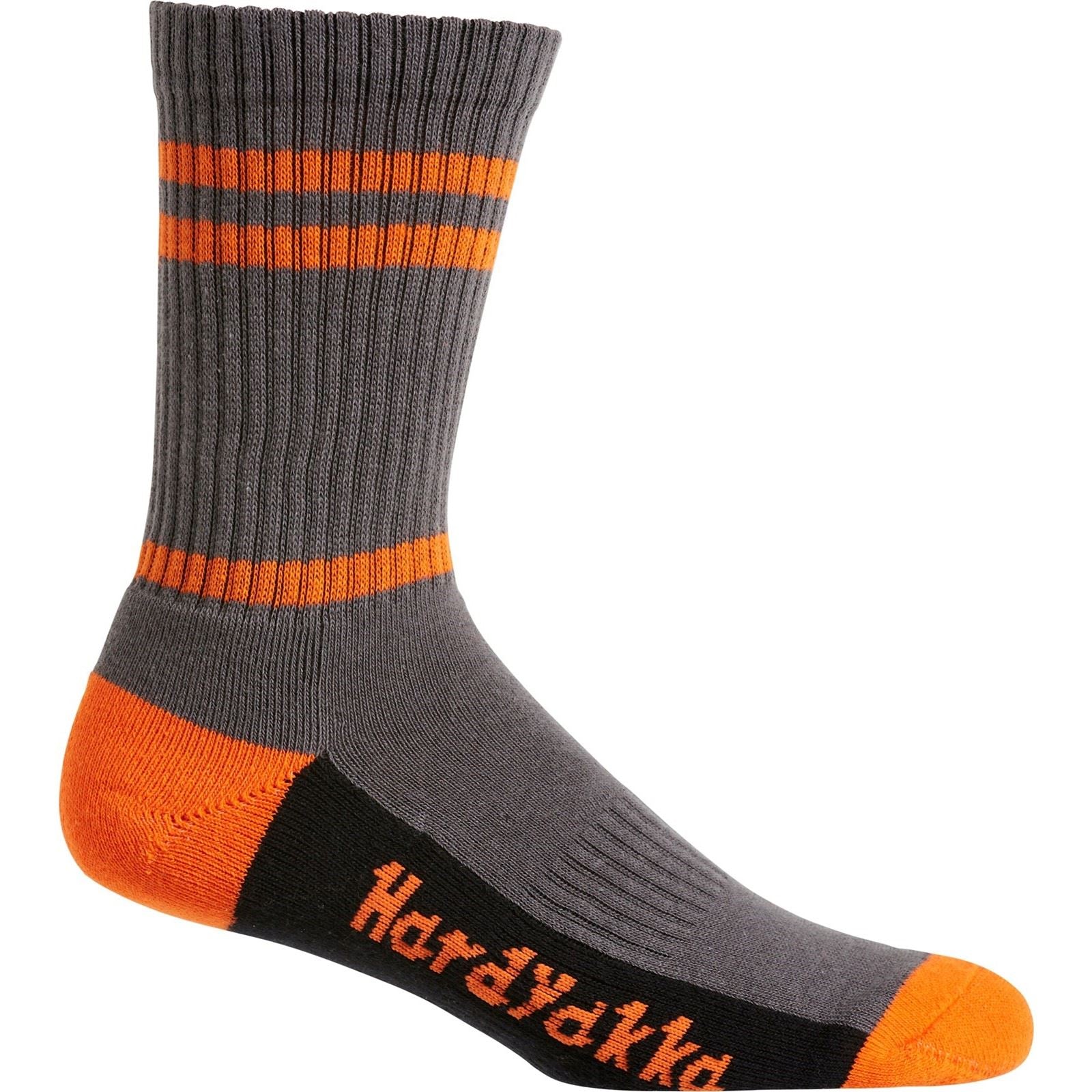 Hard Yakka Crew Cotton Unisex Adults Multicoloured Work Socks