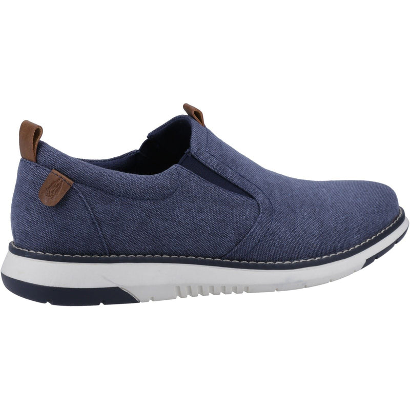 Hush Puppies Benny Canvas Men's Navy Loafers