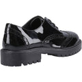 Hush Puppies Athena Patent Leather Girls's Black Brogues