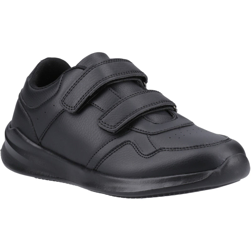 Hush Puppies Marling Easy Senior Black Shoes - US 8