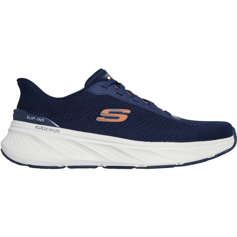 Skechers Edgeride Textile Men's Navy/Orange Sneakers