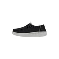 HEYDUDE Wendy Rise Polyester Women's Black Loafers