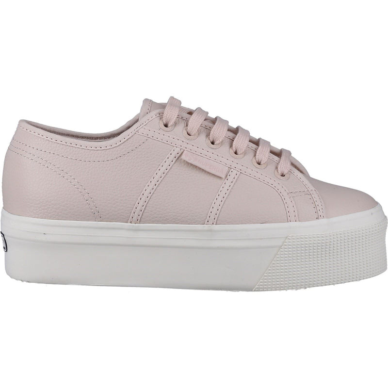 Superga 2790 Leather Women's Pink Almond Sneakers