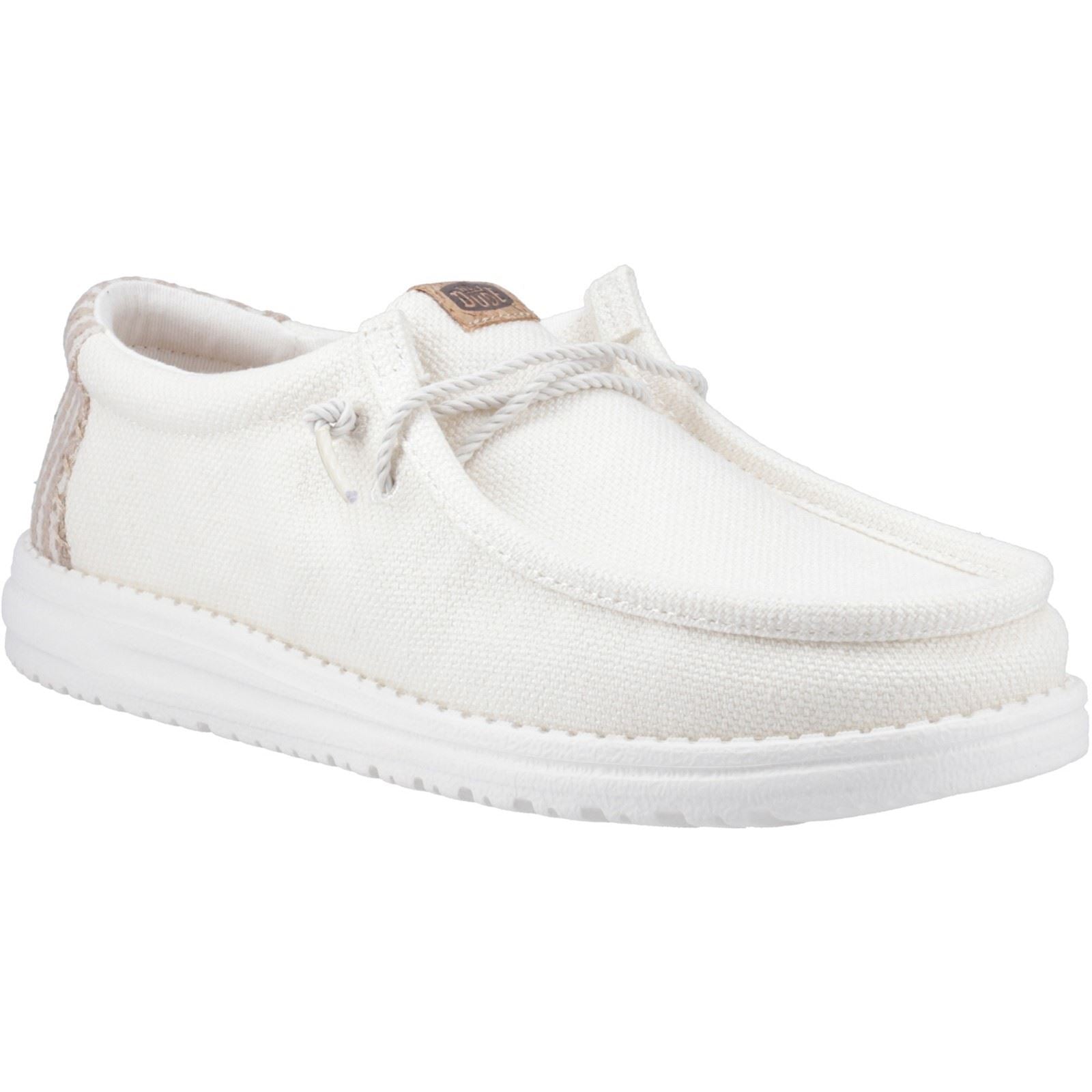 HEYDUDE Wally Resort Synthetic Blend Men's White/Multi Moccasins Shoes