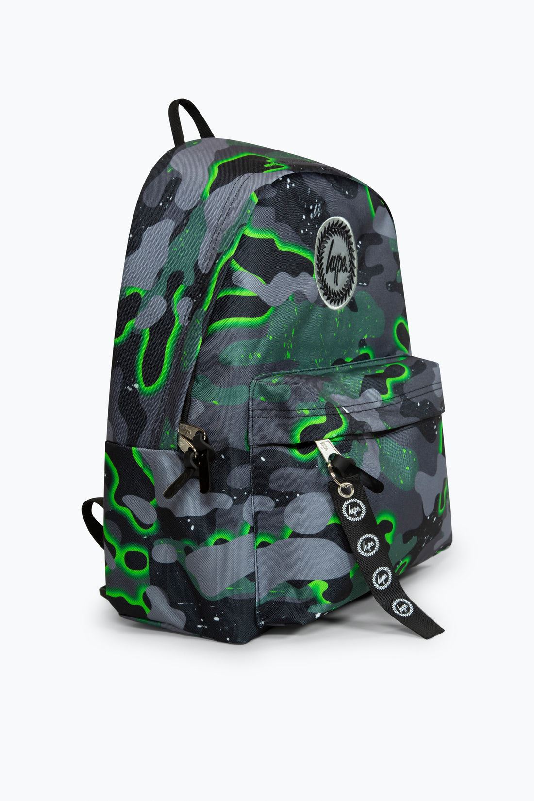 Hype Iconic Boy's Green Glow Camo Backpack