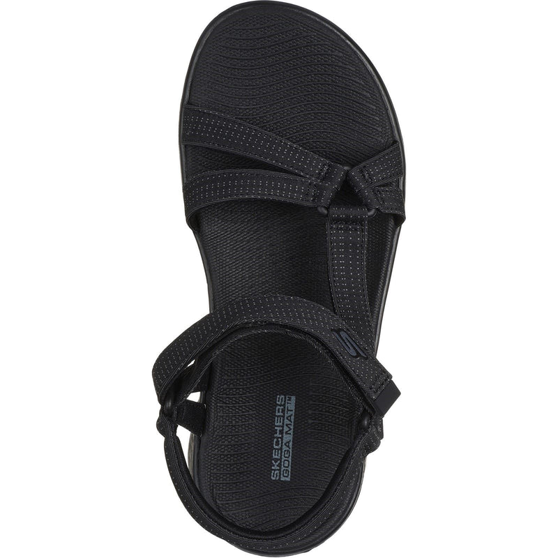Skechers GO WALK Flex Sublime Synthetic Women's Black Sandals