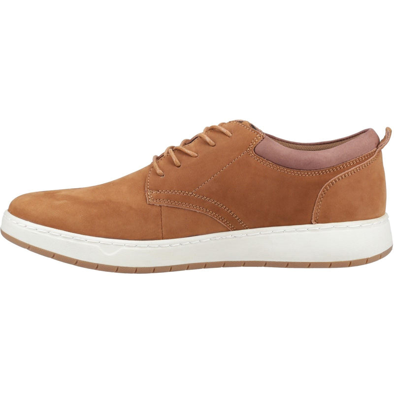 Hush Puppies Bowen Leather Men's Tan Lace-Up Shoes