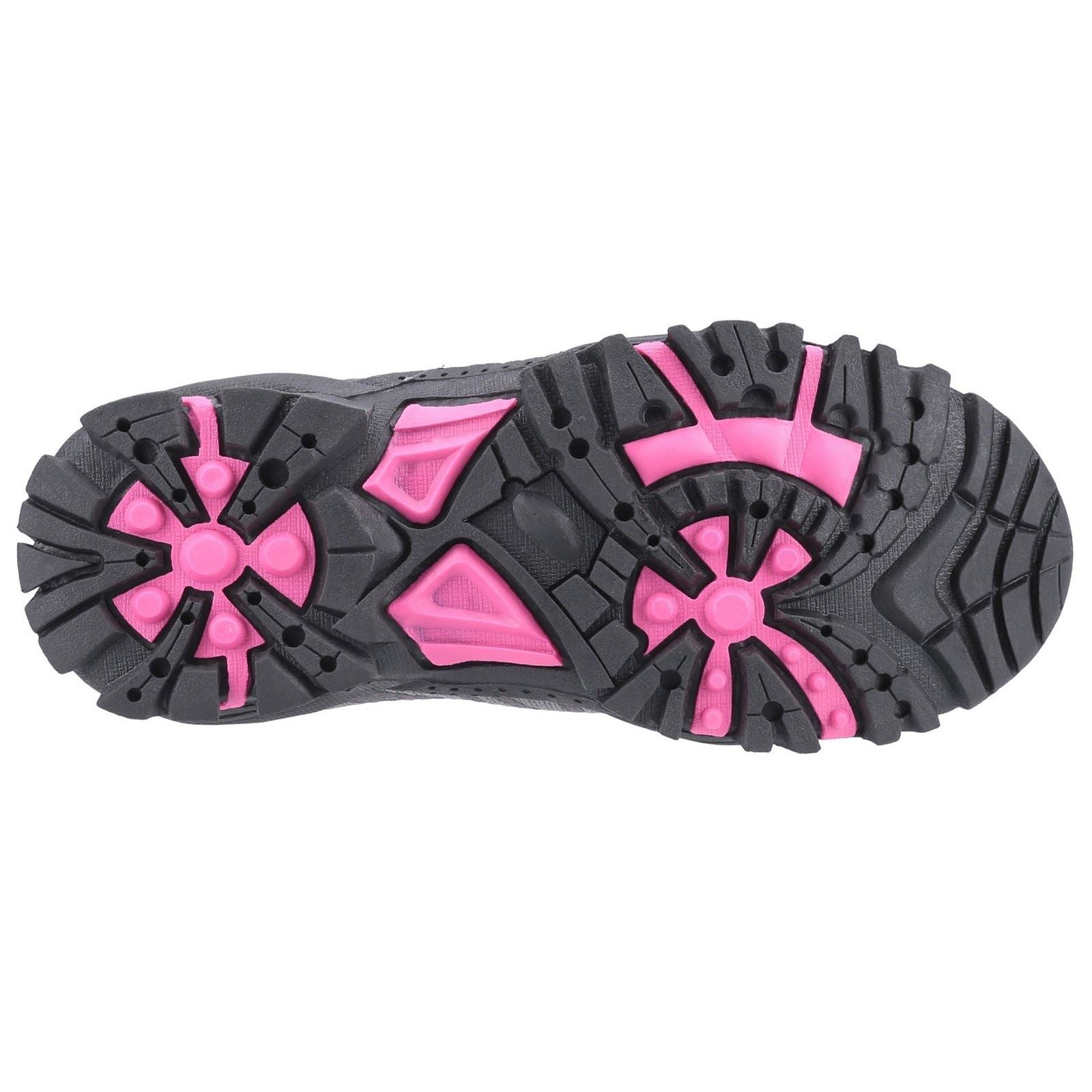 Cotswold Littledean Nylon Girl's Pink/Grey Hiking Boots