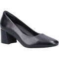 Hush Puppies Alicia Court Shoe Leather Women's Black Heels
