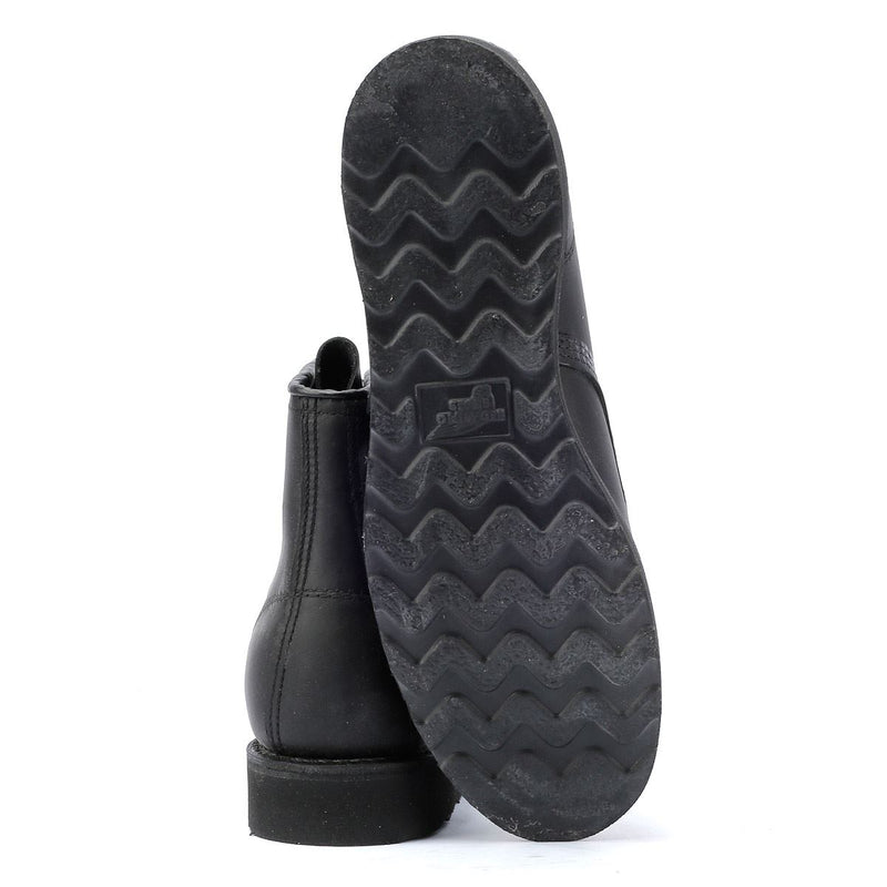 Red Wing 6 Inch Moc Classic Leather Men's Black Boots