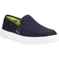 HEYDUDE Sunapee Canvas 100% Cotton Men's Navy/White Loafers