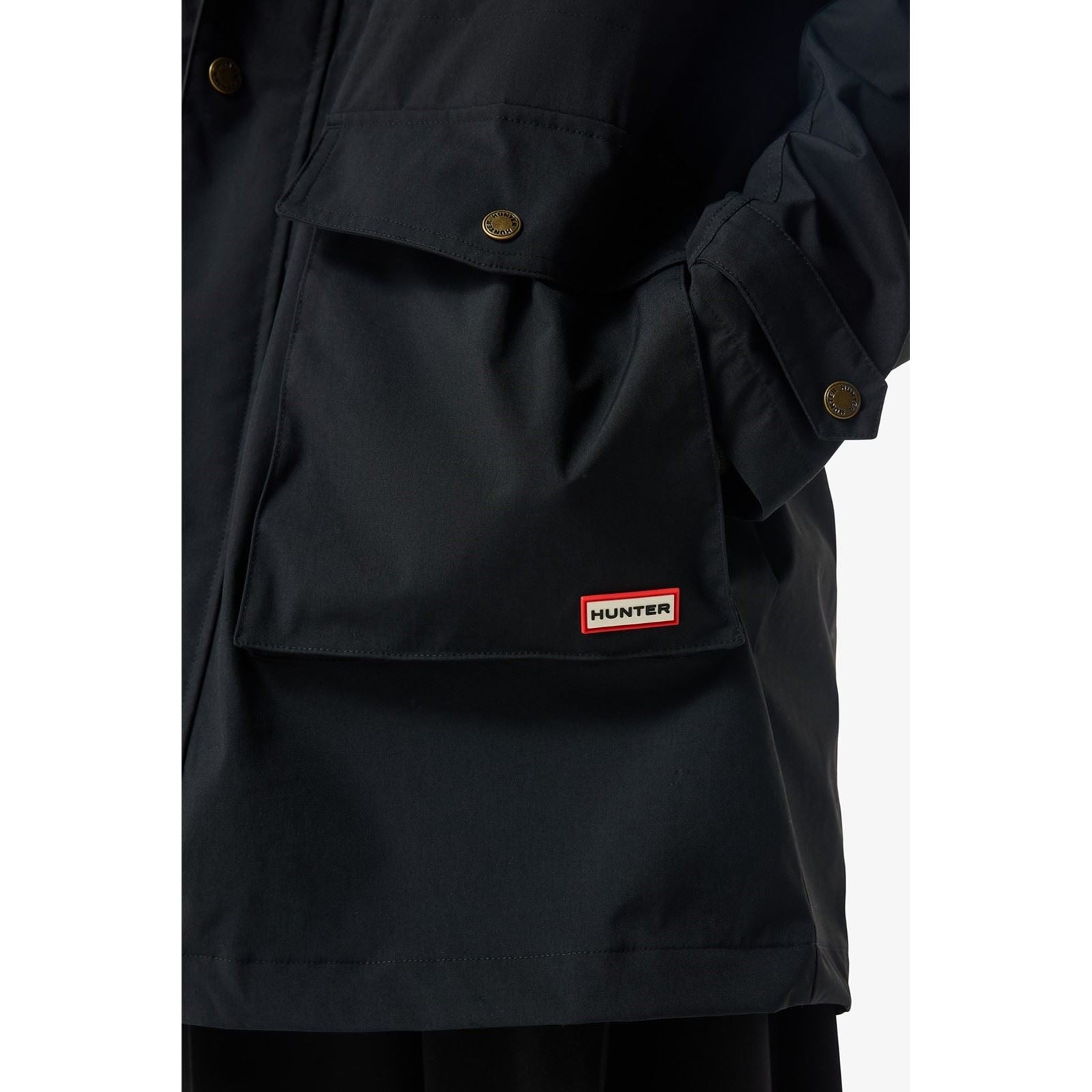 Hunter Lightweight Waterproof Men's Black Rain Parkas