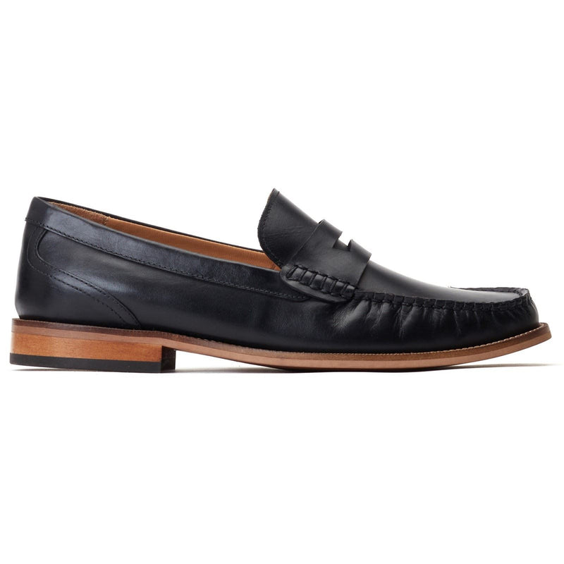 Base London Garfield Leather Men's Black Loafers