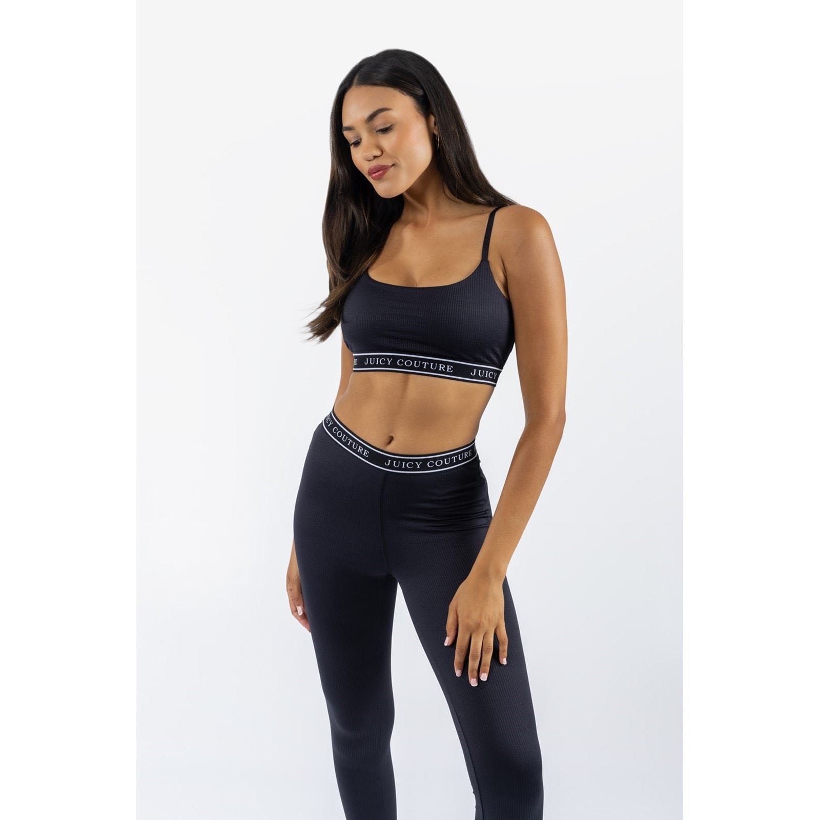 Juicy Couture Bowie Nylon Women's Black Sports Bra