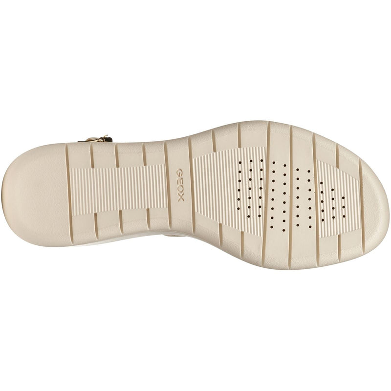 Geox D MELICONIA Synthetic Synthetic Women's Papyrus Wedges