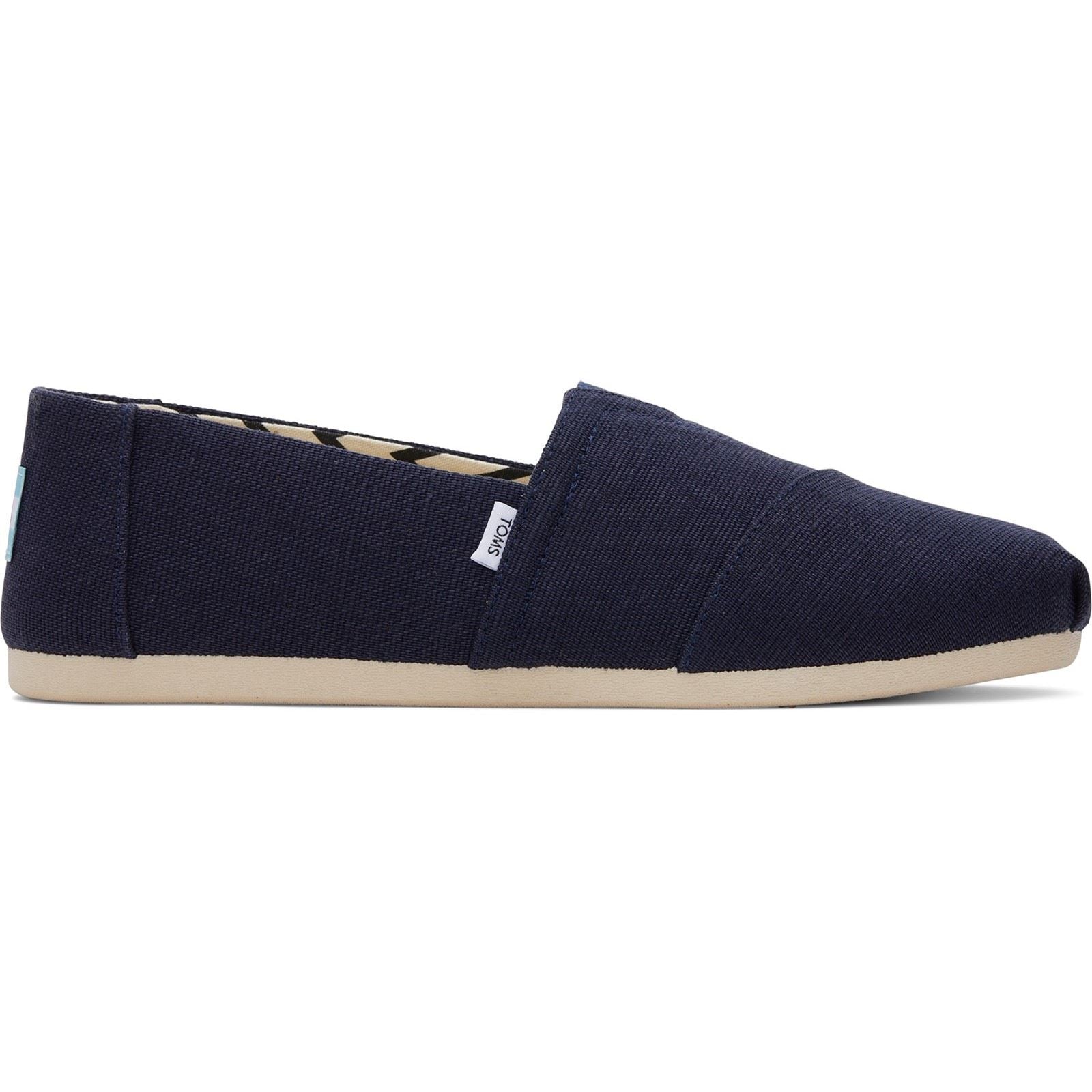 TOMS Alpargata Cotton Women's Navy Espadrilles