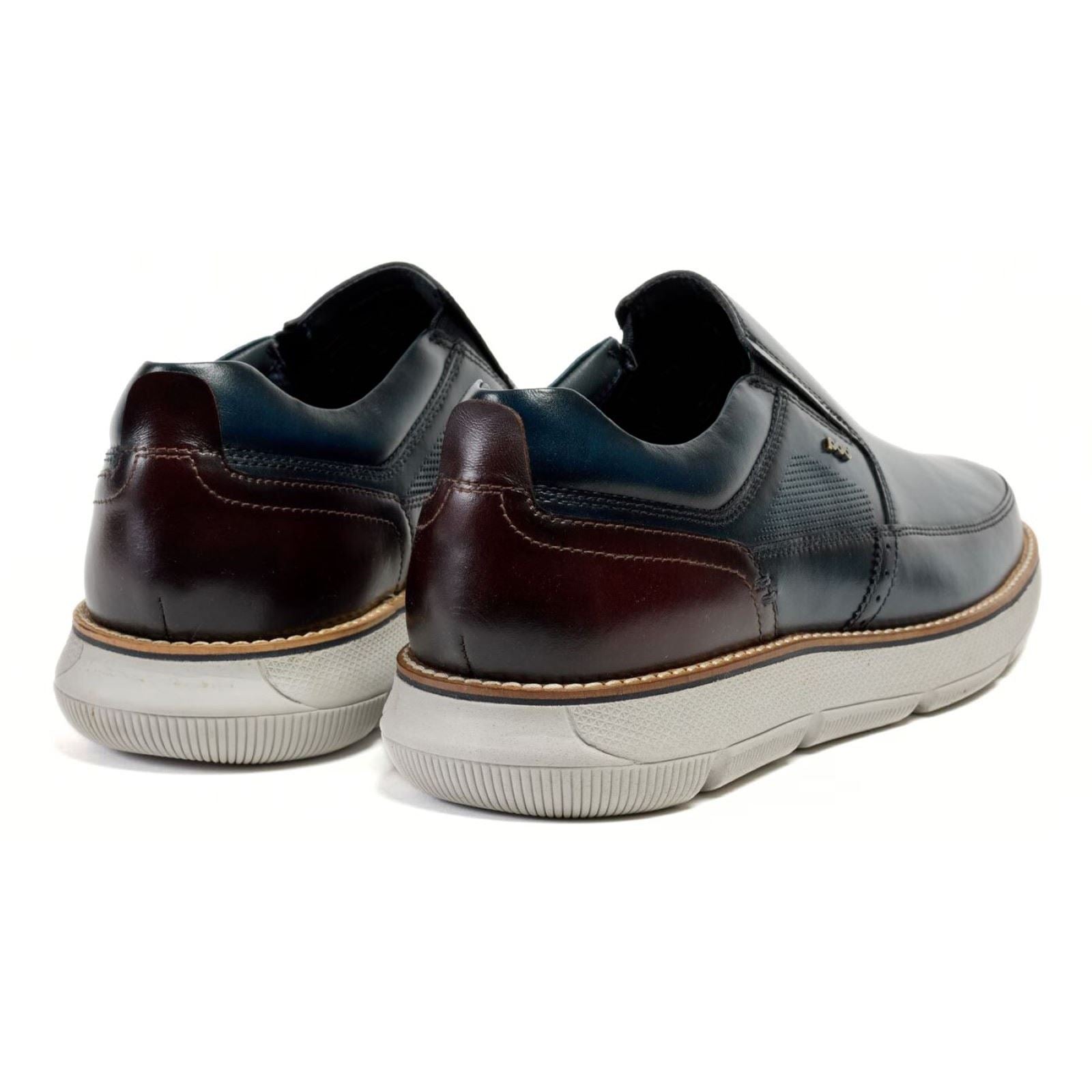Pod Fowler Leather Men's Navy Loafers