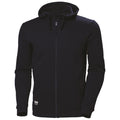 Helly Hansen Workwear Manchester Zip Cotton Men's Blue Hooded Sweatshirt