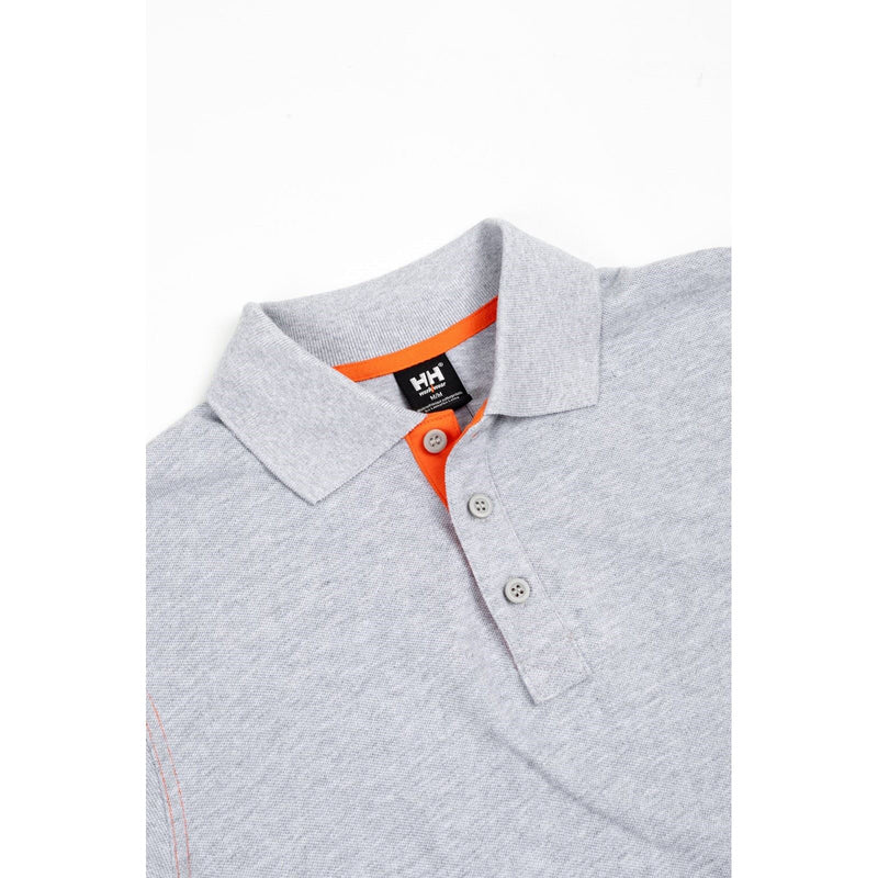 Helly Hansen Workwear Oxford Cotton Men's Grey Polo Shirt