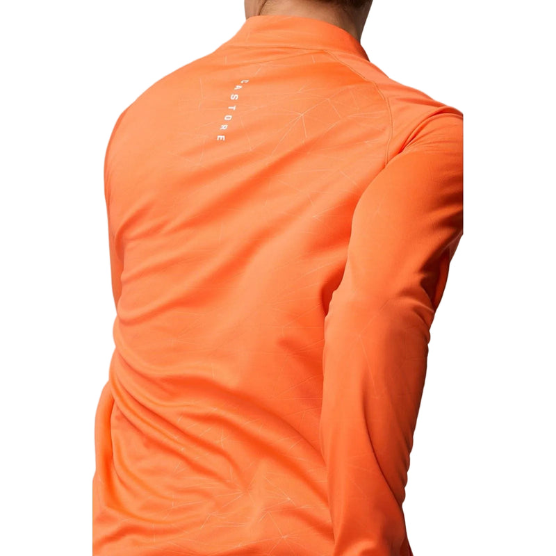 Castore Adapt Training 1/4 Zip Top Polyester Men's Orange Activewear T-Shirts