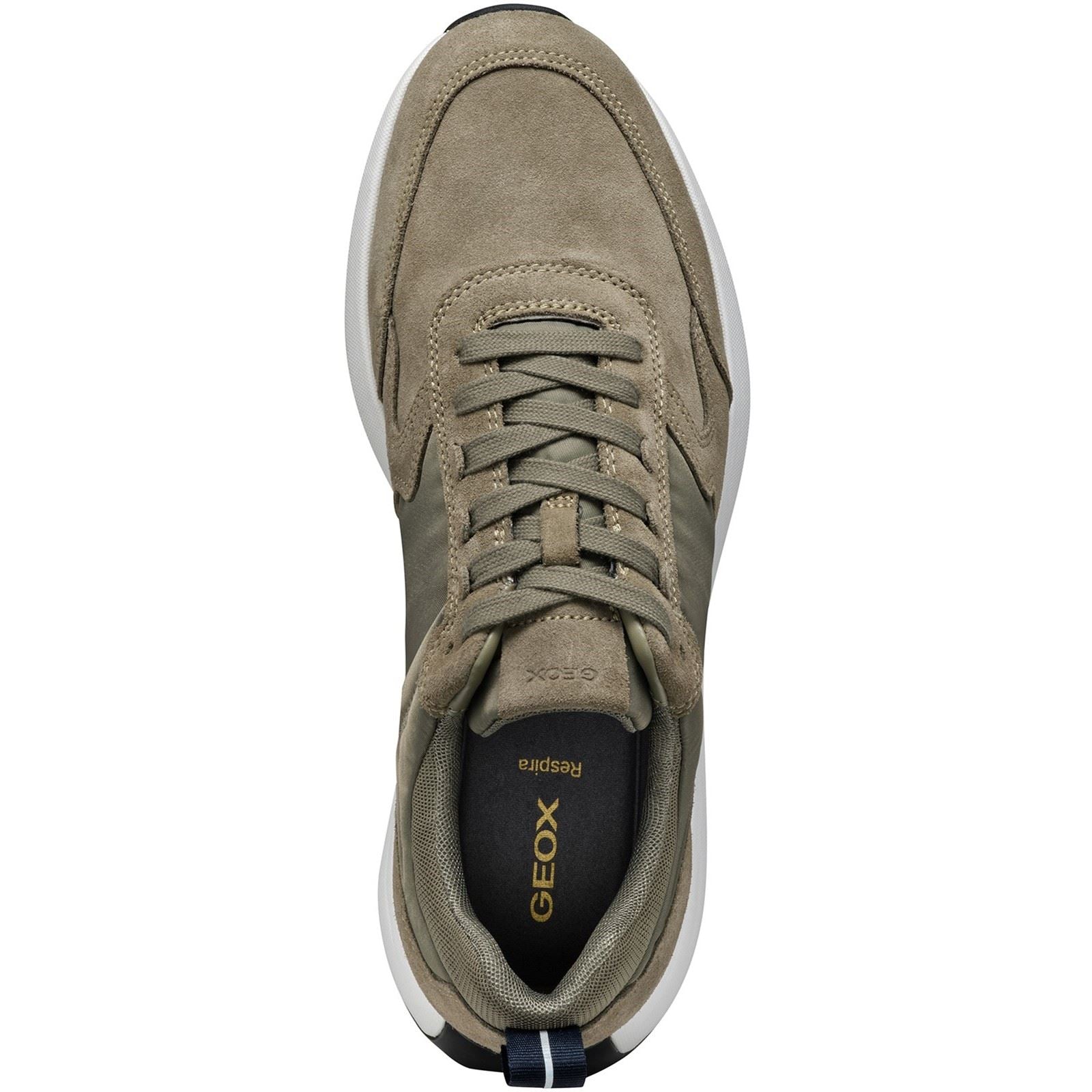 Geox U VOLPIANO Leather Men's Sage Sneakers