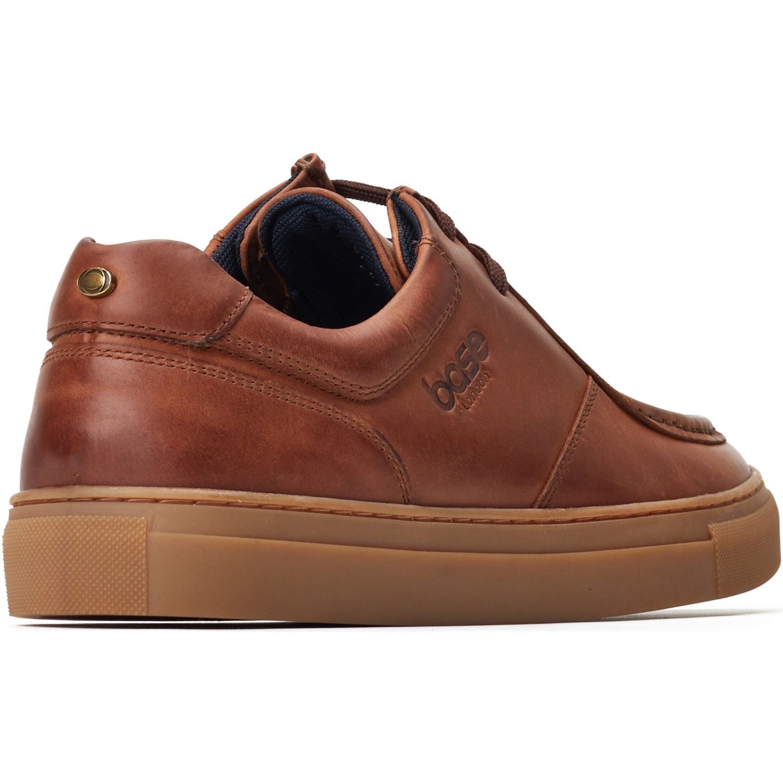 Base London Dalston Leather Men's Brown Moccasins Shoes