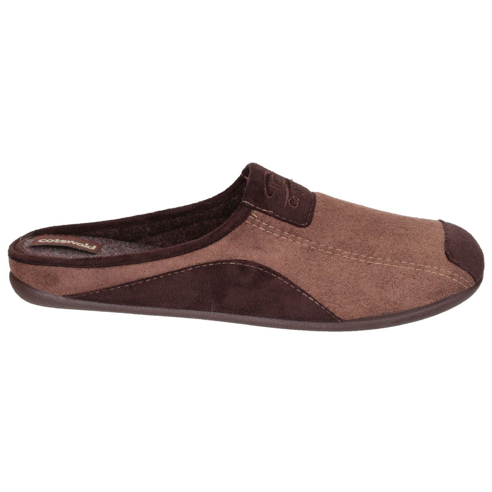 Cotswold Westwell Textile Men's Brown Slippers