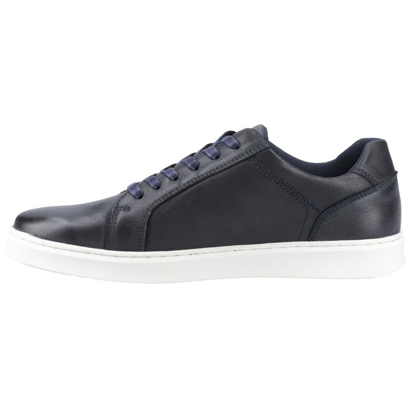 Hush Puppies Madden Leather Men's Navy Sneakers
