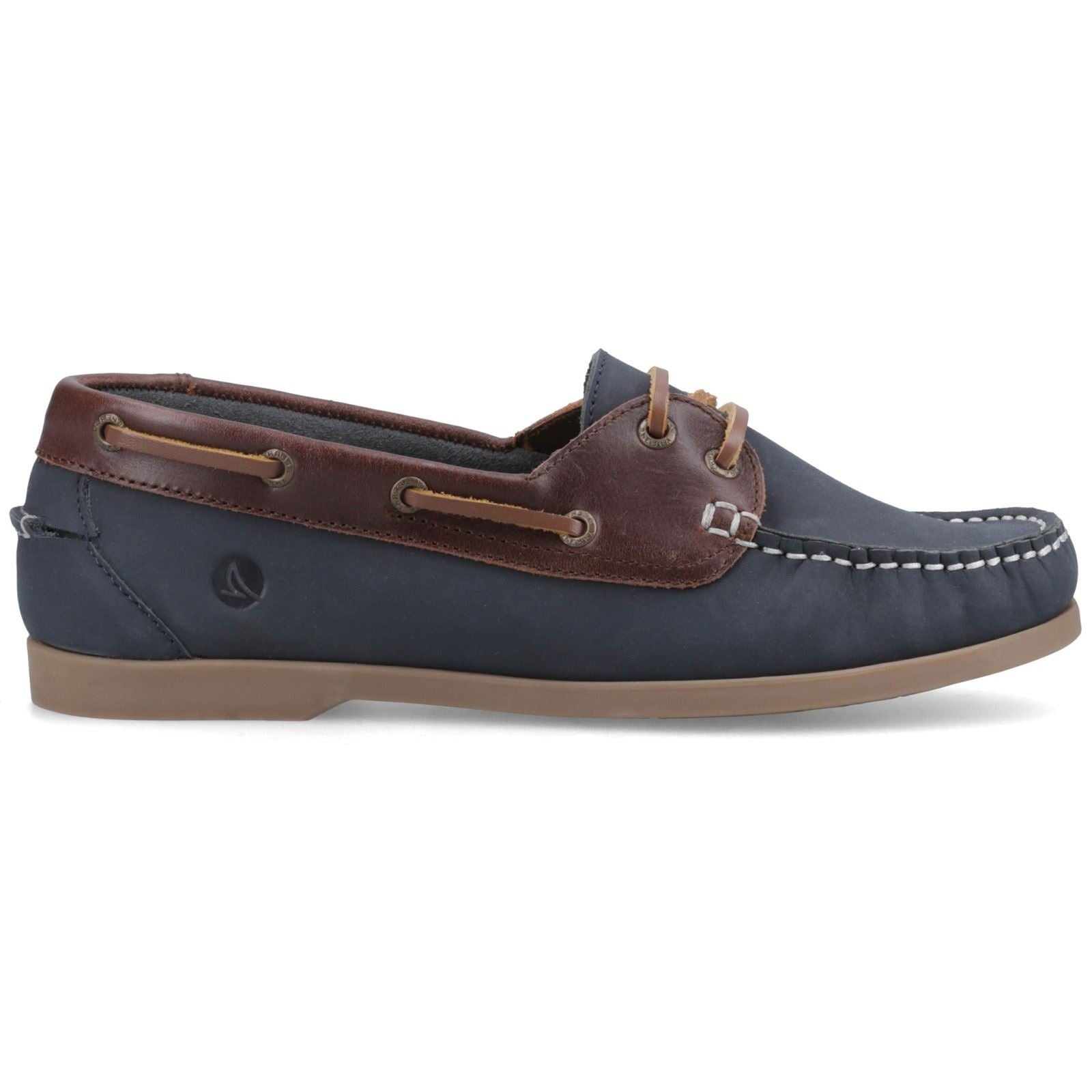 Sperry Balboa 2 Eye Nubuck Women's Navy/Brown Boat Shoes
