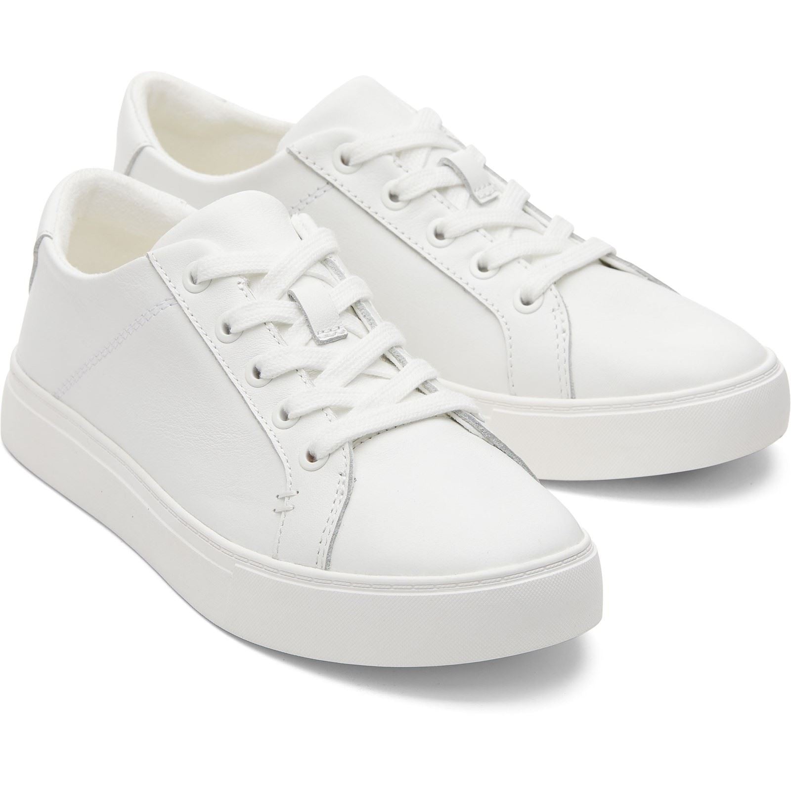 TOMS Kameron 100% Cow Women's White Sneakers