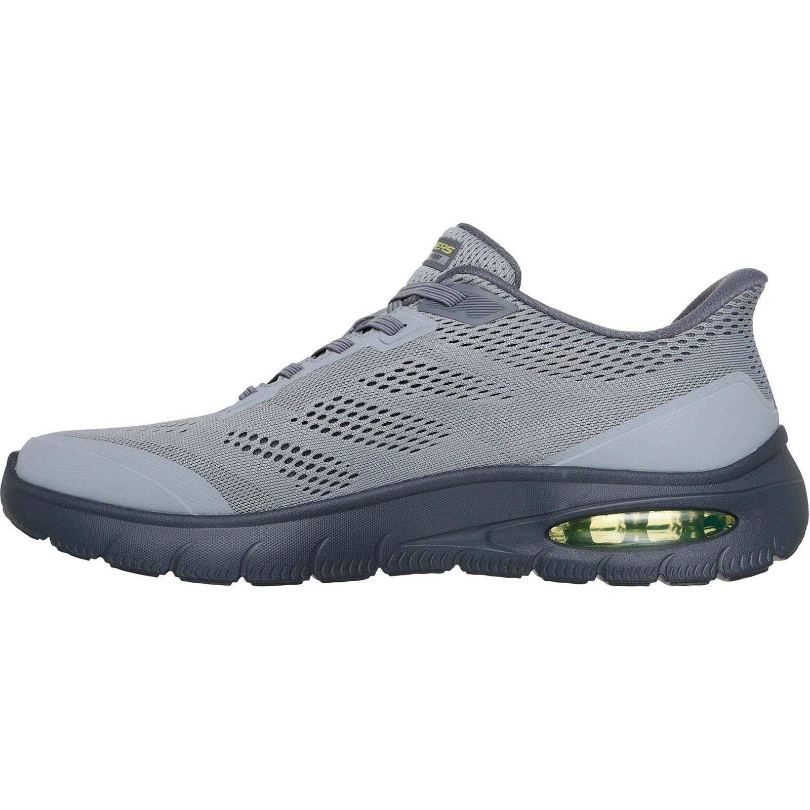 Skechers Skech-Air Summits Textile Men's Charcoal/Lime Sneakers