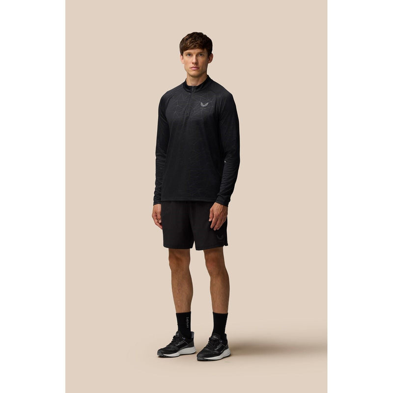 Castore Adapt Training 1/4 Zip Top Polyester Men's Black Activewear T-Shirts