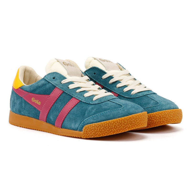 Gola Elan Suede Women's Peacock/Fuchsia Sneakers