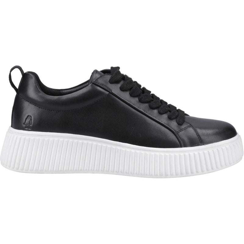 Hush Puppies Harlow Leather Women's Black Sneakers