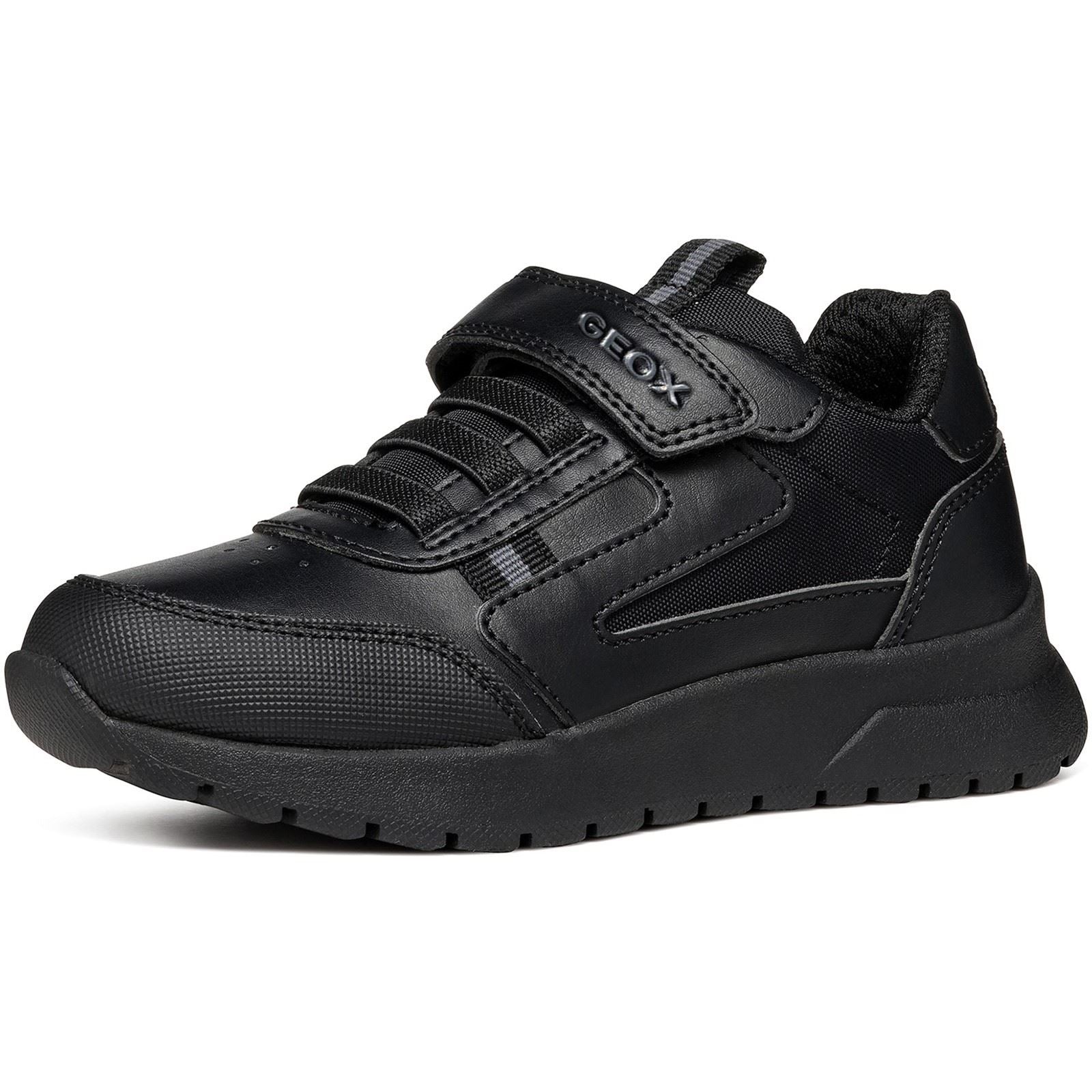 Geox J Briezee B. A Boy's Black Trainers