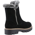 Hush Puppies Ambre Suede Women's Black Winter Mid Calf Boots