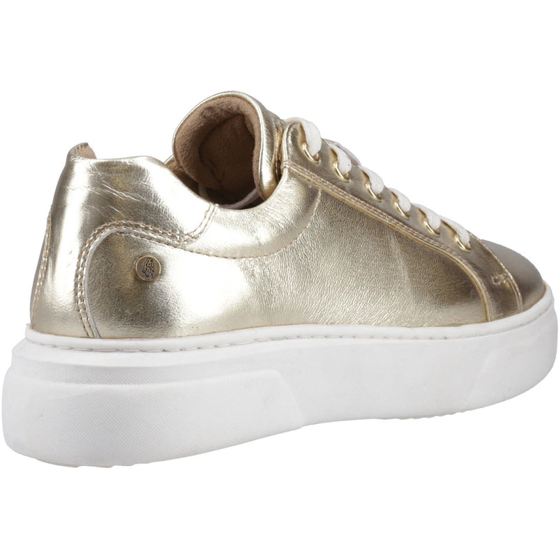 Hush Puppies Kathryn Leather Women's Gold Sneakers