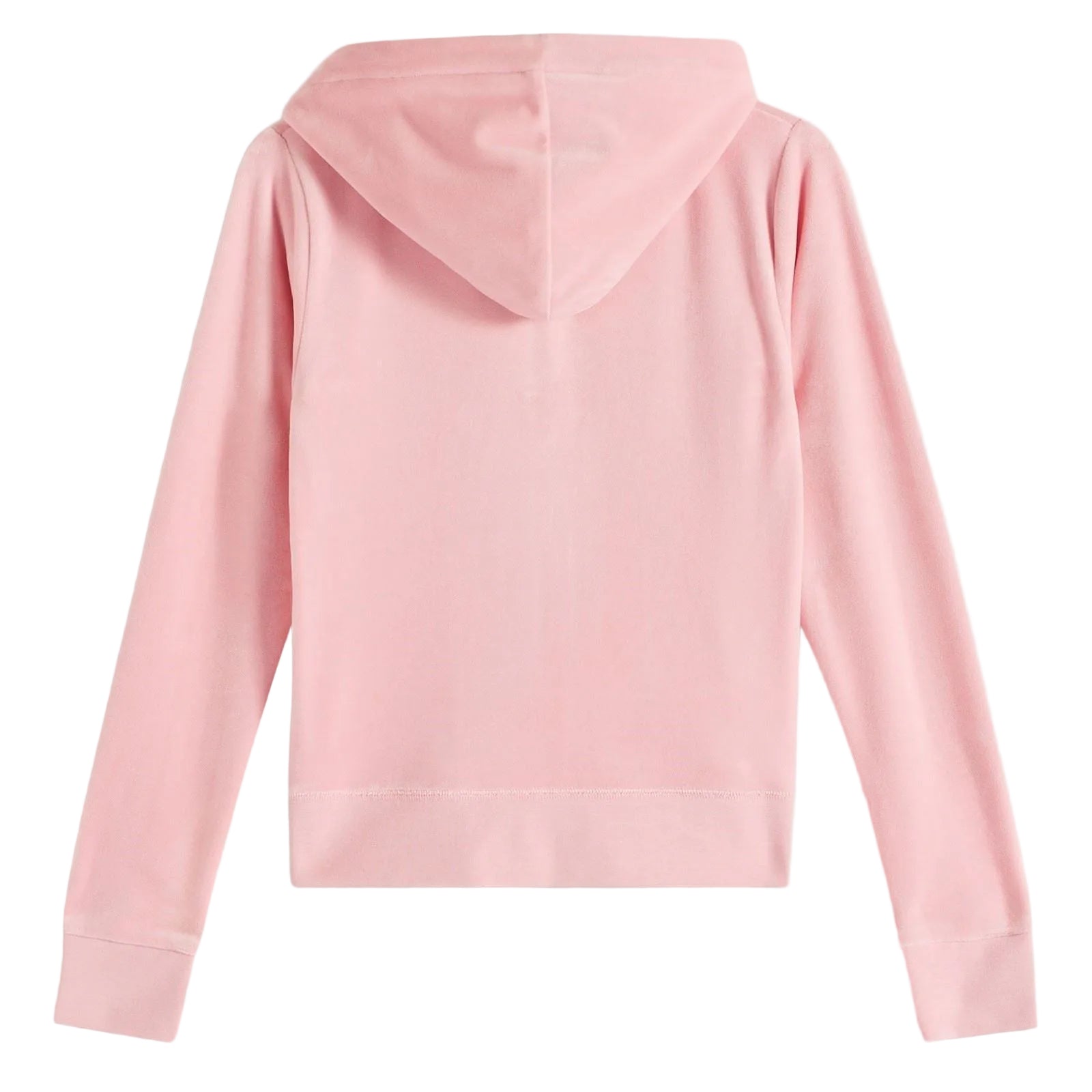 Juicy Couture Robertson Classic Jacket Polyester Women's Pink Hooded Sweatshirt