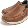 Pod Sean Leather Men's Tan Boat Shoes