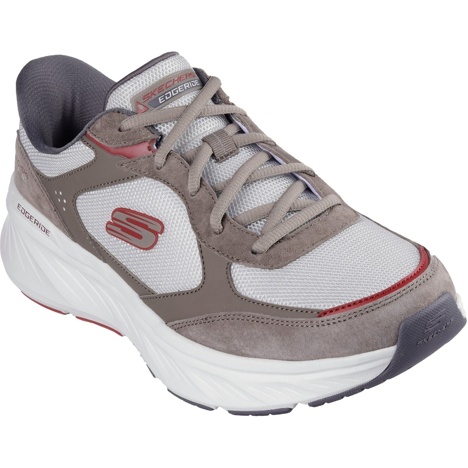 Skechers Edgeride Erlon Leather Men's Brown/Multi Sneakers