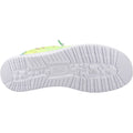 HEYDUDE Wally Party Mesh Synthetic Men's Lime Punch/White Moccasins Shoes