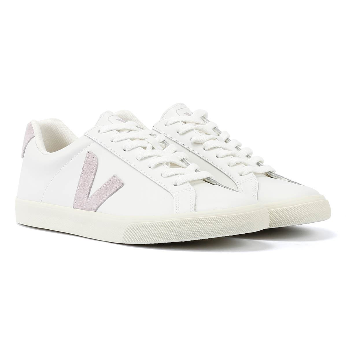 Veja Esplar Leather Women's White/Parme Sneakers