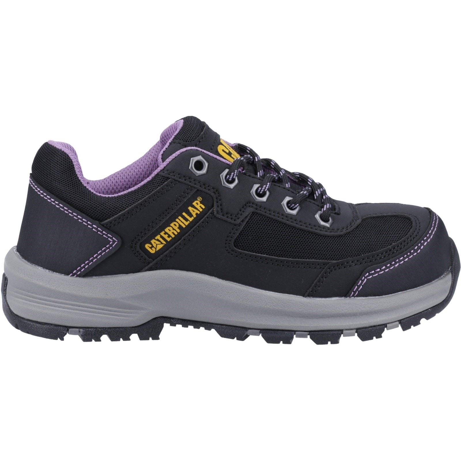 Caterpillar Elmore PVC Black/Lilac Safety Sneakers